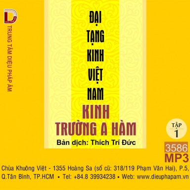 Đại Tạng Kinh Việt Nam - Kinh Trường A Hàm tập 1