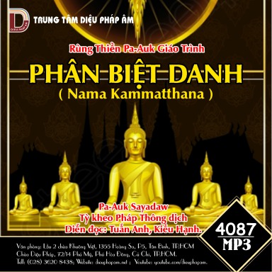 Giáo Trình Rừng Thiền Pa-Auk - Phân Biệt Danh (Nāma Kammaṭṭhāna)